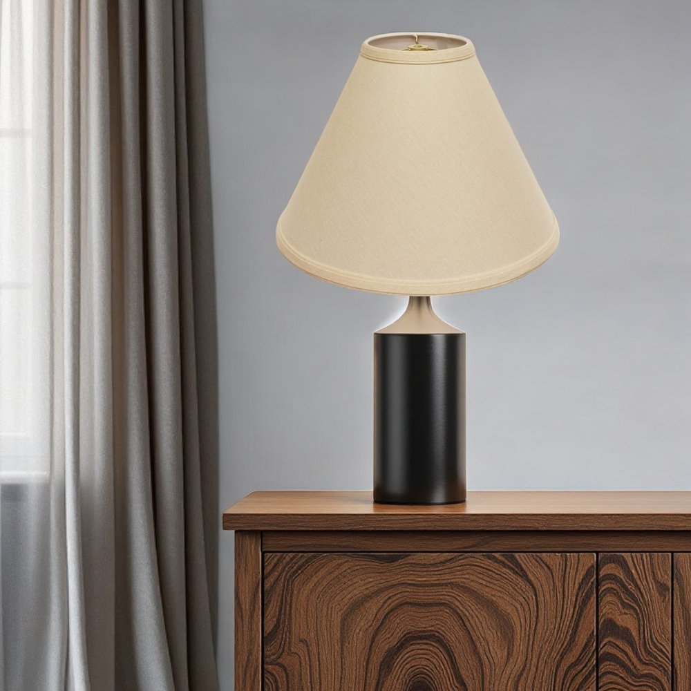 Beige Linen Cone Lamp Shade HomeRoots