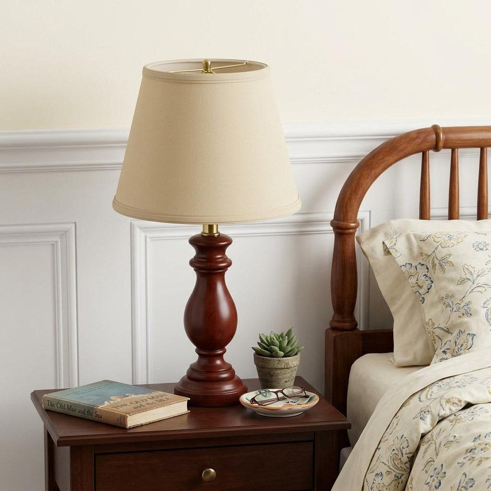 Beige No Slub Innsbruck Empire Lamp Shade HomeRoots