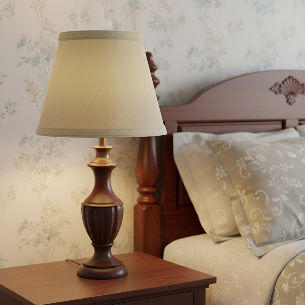 Ivory No Slub Innsbruck Empire Lamp Shade HomeRoots