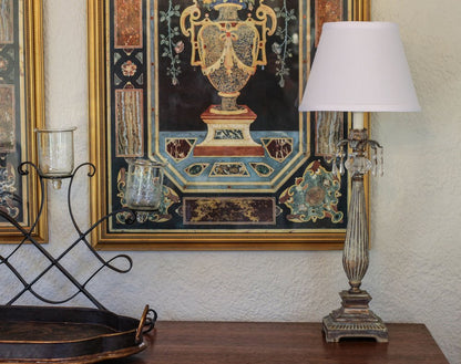 White No Slub Innsbruck Empire Lamp Shade HomeRoots