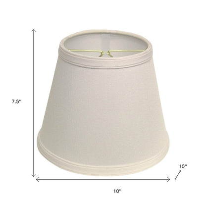 White No Slub Innsbruck Empire Lamp Shade HomeRoots