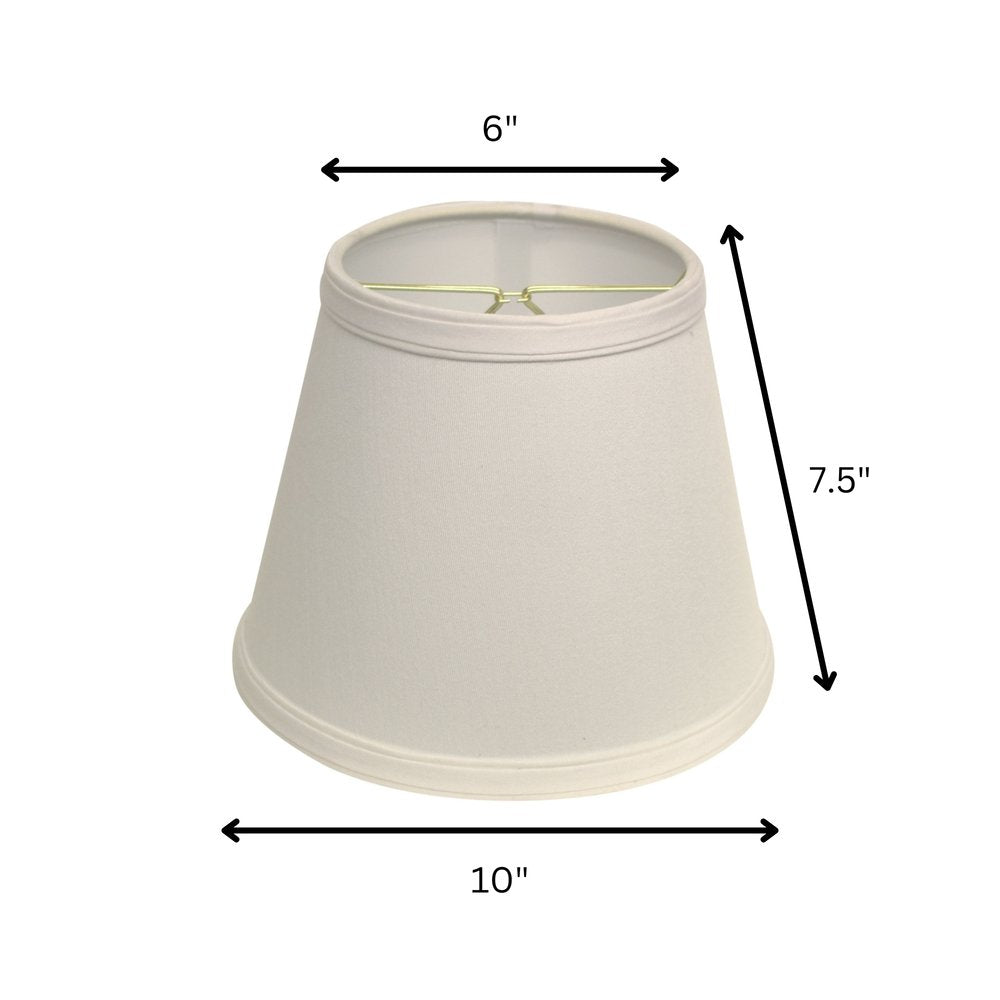 White No Slub Innsbruck Empire Lamp Shade HomeRoots