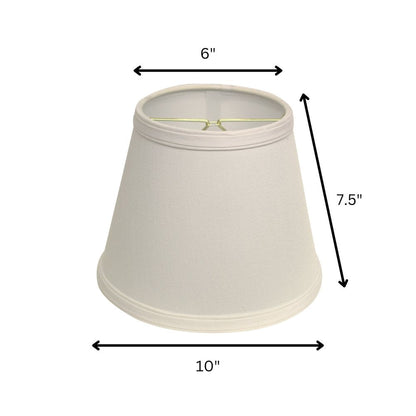 White No Slub Innsbruck Empire Lamp Shade HomeRoots