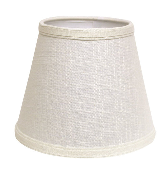 White Linen Empire Lamp Shade HomeRoots