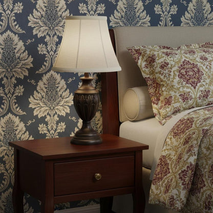 White Linen Empire Lamp Shade HomeRoots