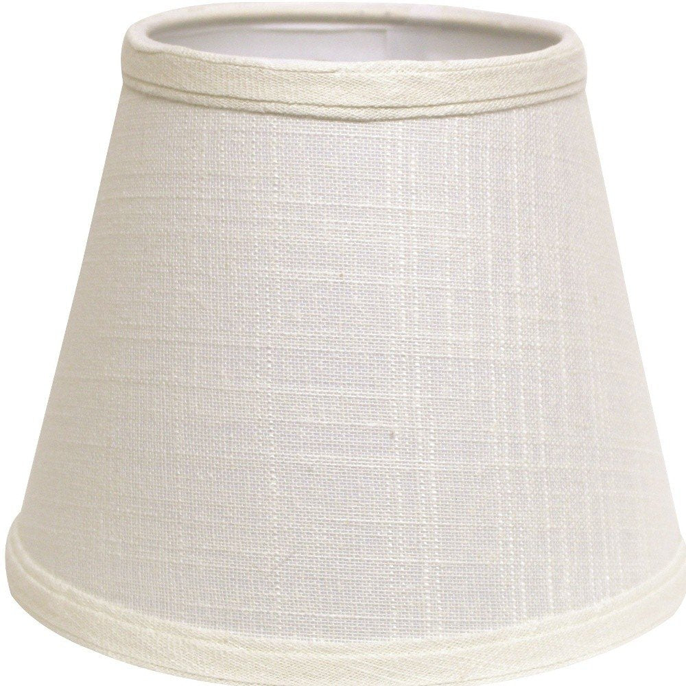 White Linen Empire Lamp Shade HomeRoots