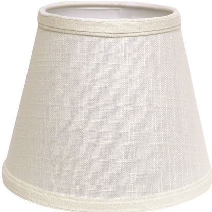 White Linen Empire Lamp Shade HomeRoots