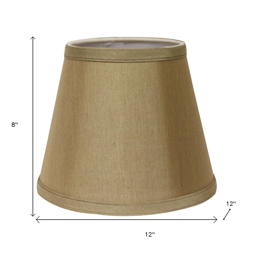 Tan No Slub Innsbruck Empire Lamp Shade — view 5