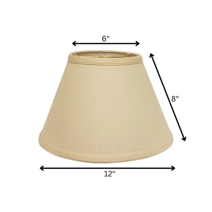 Beige Linen Empire Lamp Shade HomeRoots