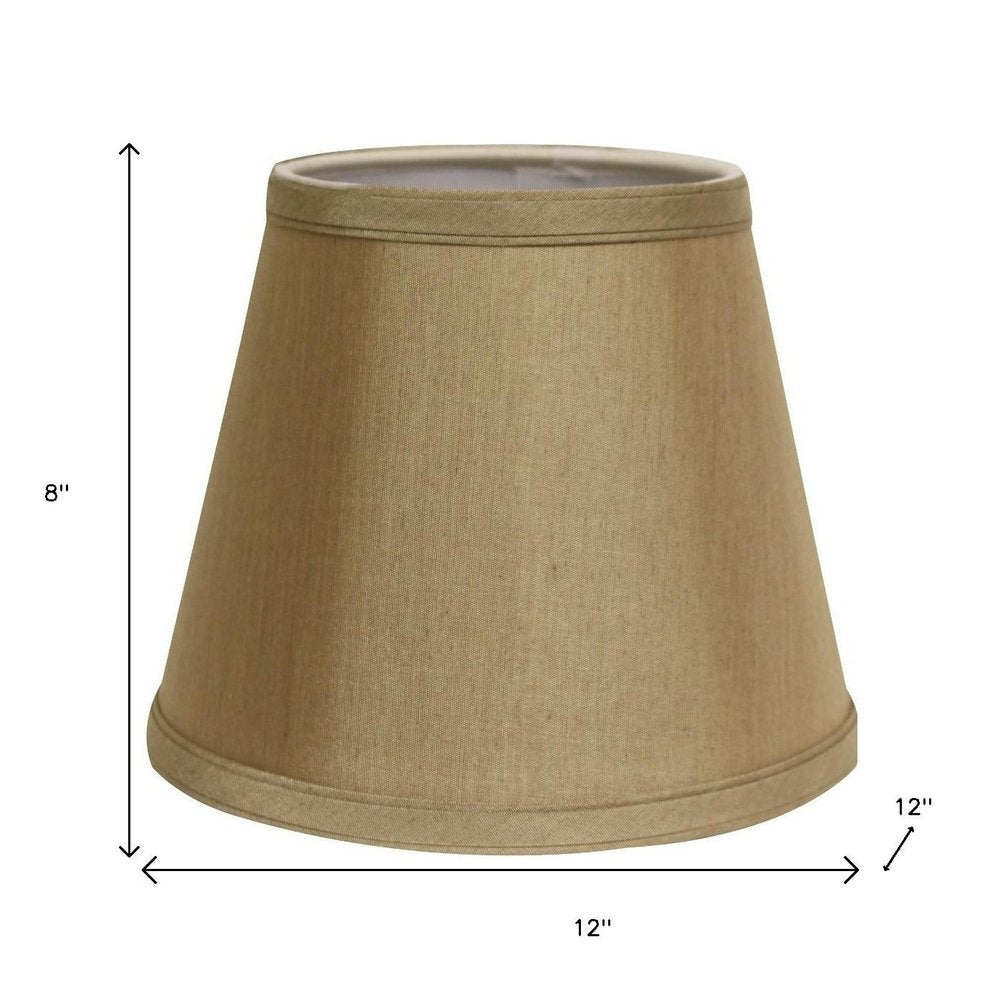 Tan No Slub Innsbruck Empire Lamp Shade — view 3