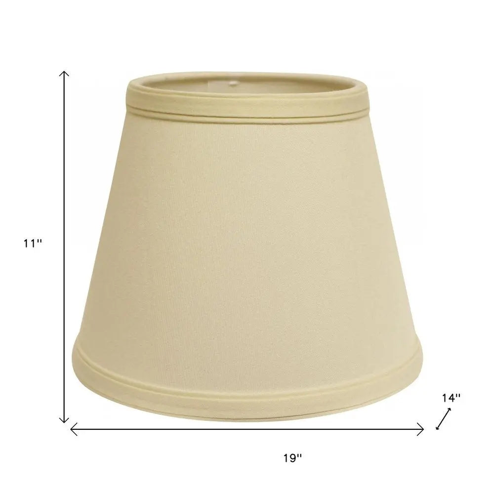 Ivory No Slub Innsbruck Empire Lamp Shade HomeRoots