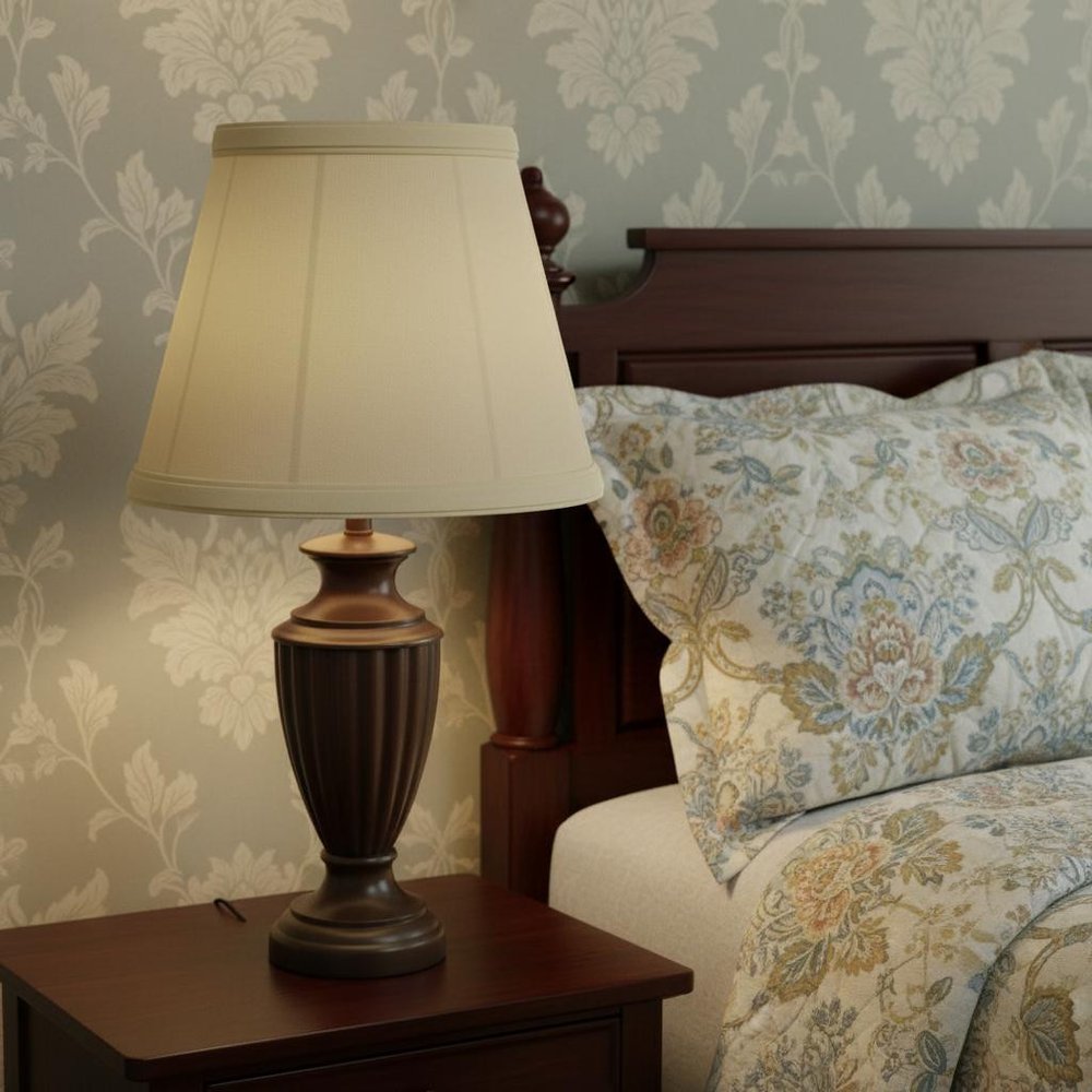 Ivory No Slub Innsbruck Empire Lamp Shade HomeRoots
