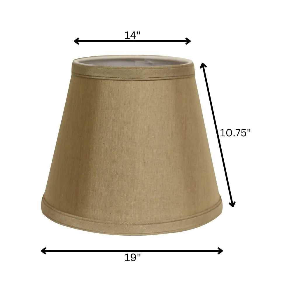 Tan No Slub Innsbruck Empire Lamp Shade HomeRoots