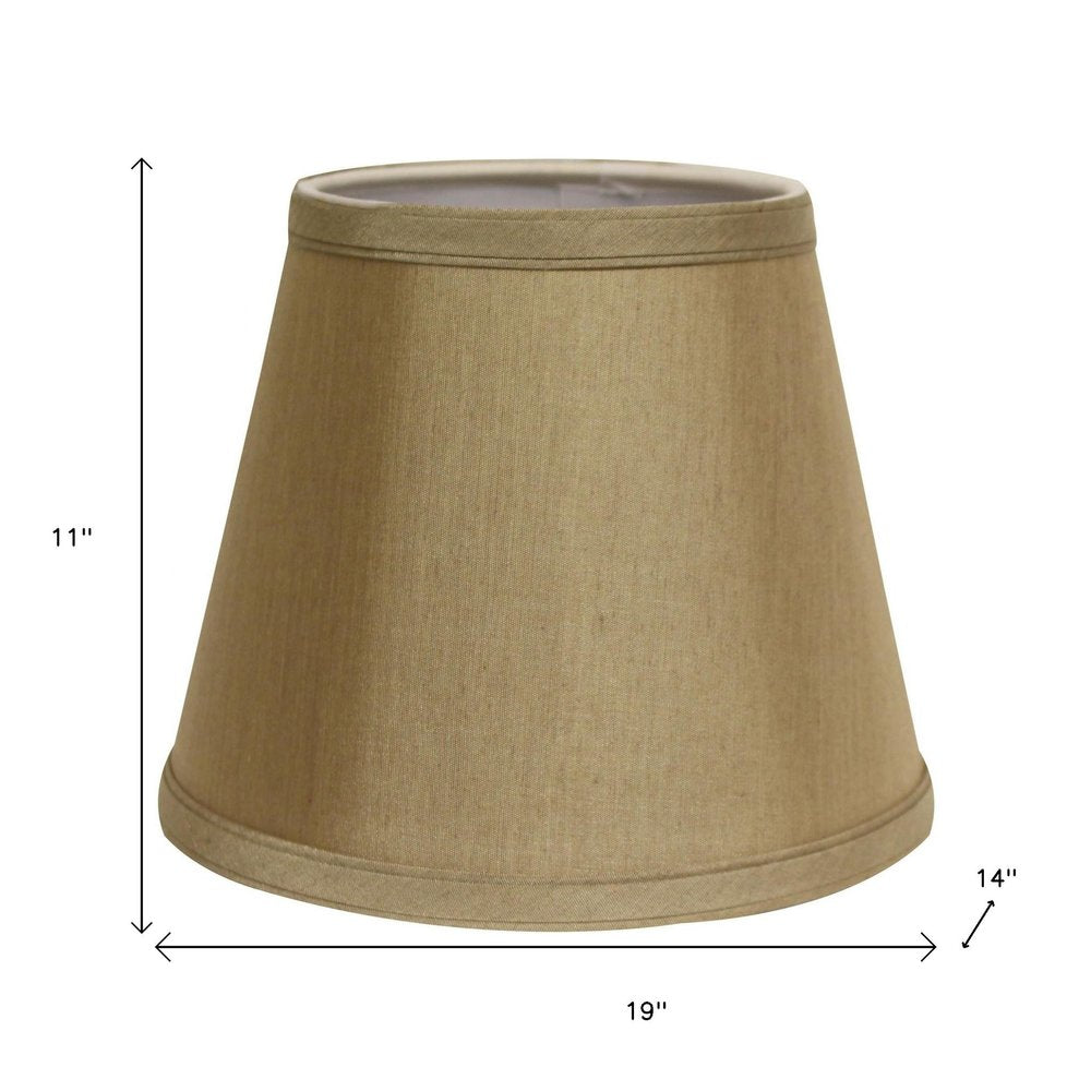 Tan No Slub Innsbruck Empire Lamp Shade — view 7