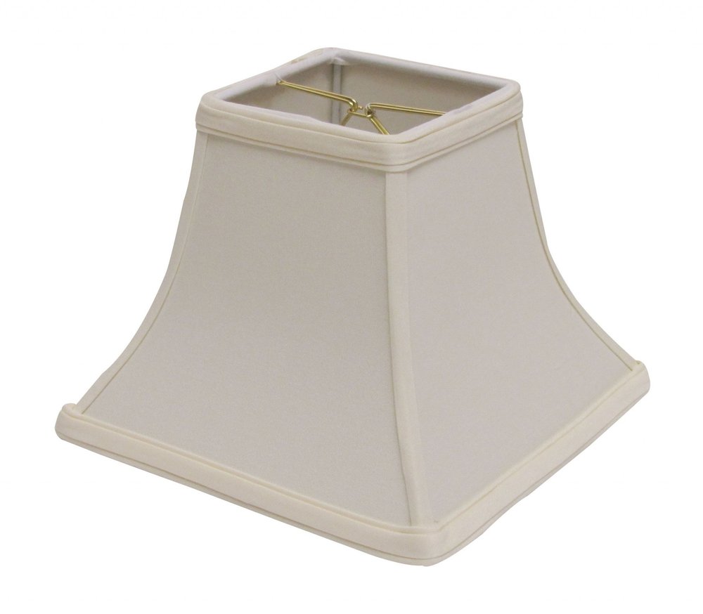 Ivory No Slub Innsbruck Square Lamp Shade HomeRoots