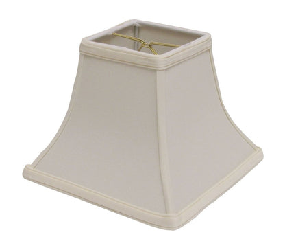 Ivory No Slub Innsbruck Square Lamp Shade HomeRoots