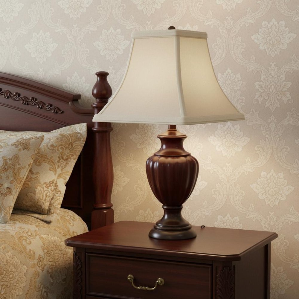 Ivory No Slub Innsbruck Square Lamp Shade HomeRoots