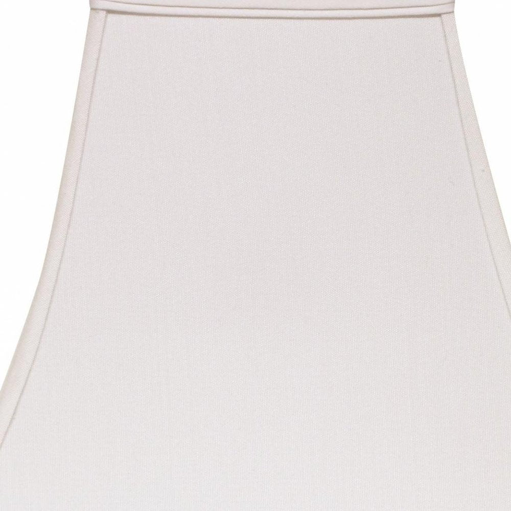 White No Slub Innsbruck Square Lamp Shade HomeRoots