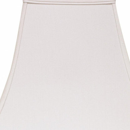White No Slub Innsbruck Square Lamp Shade HomeRoots