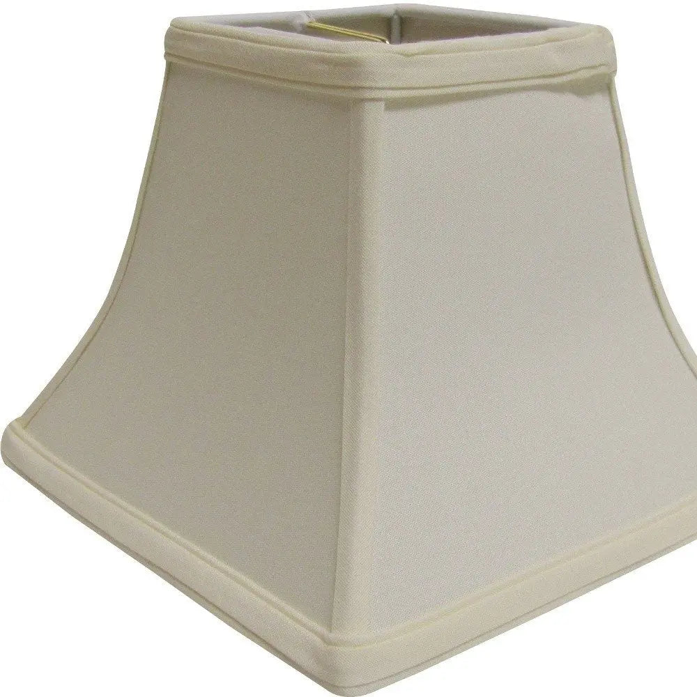 Ivory No Slub Innsbruck Print Square Lamp Shade HomeRoots
