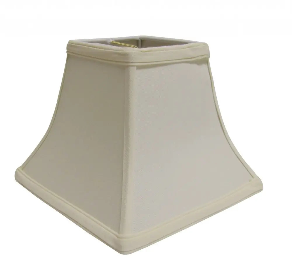 Ivory No Slub Innsbruck Print Square Lamp Shade HomeRoots