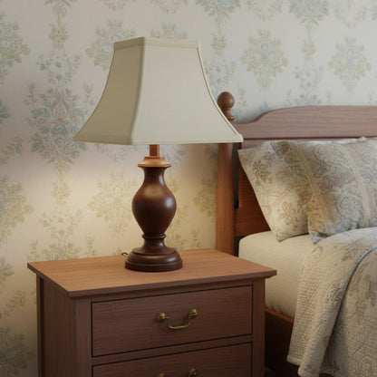 Ivory No Slub Innsbruck Print Square Lamp Shade HomeRoots