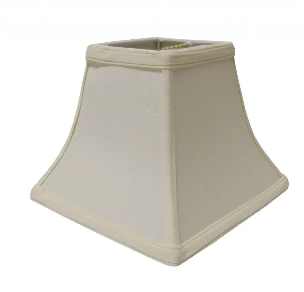 Ivory No Slub Innsbruck Print Square Lamp Shade HomeRoots