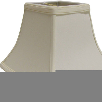 Ivory No Slub Innsbruck Print Square Lamp Shade HomeRoots