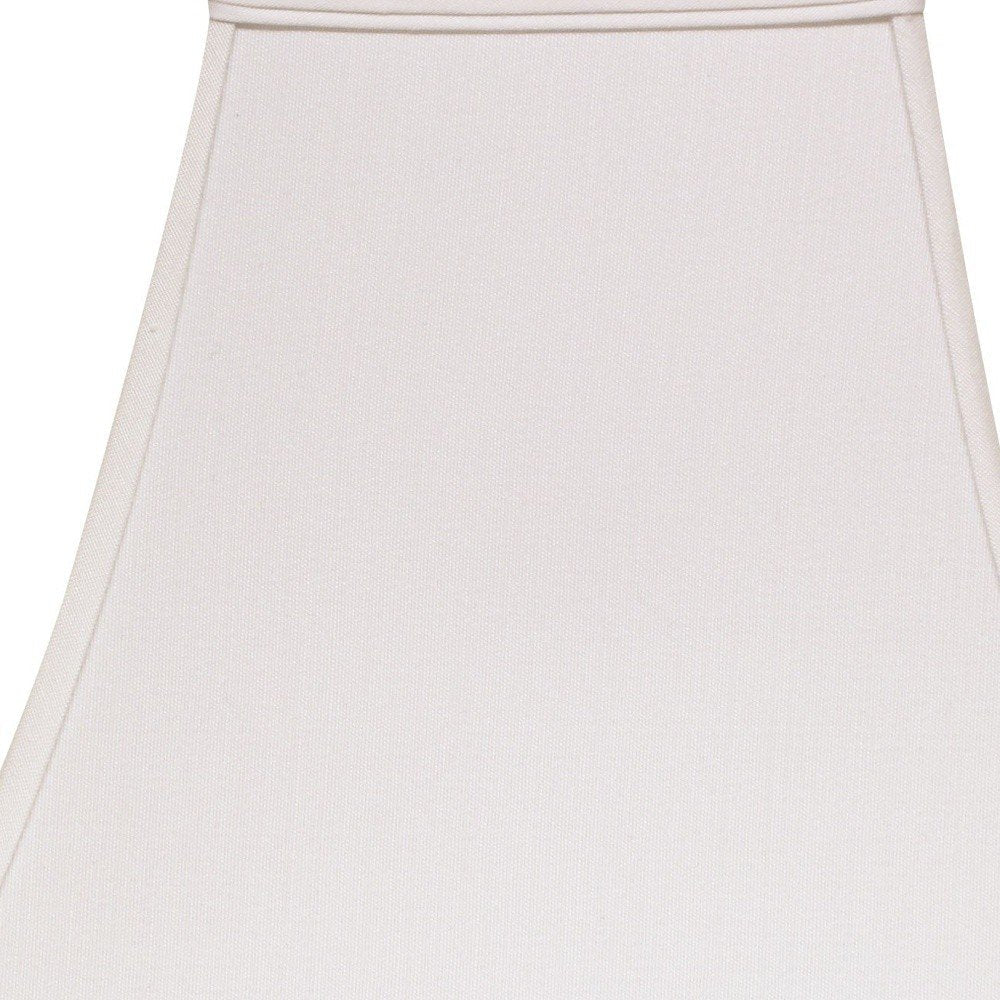White No Slub Innsbruck Square Lamp Shade HomeRoots