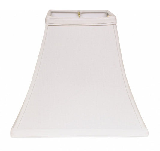 White No Slub Innsbruck Square Lamp Shade HomeRoots