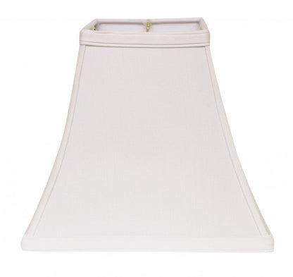 White No Slub Innsbruck Square Lamp Shade HomeRoots