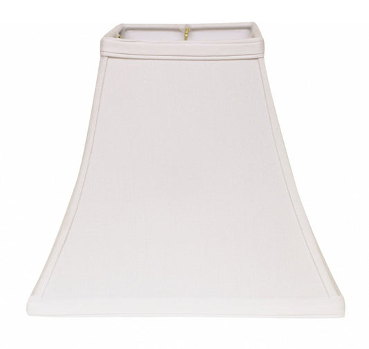 White No Slub Innsbruck Square Lamp Shade HomeRoots