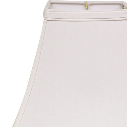 White No Slub Innsbruck Square Lamp Shade HomeRoots