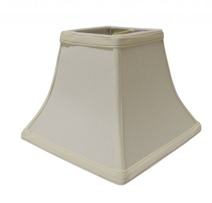 Ivory No Slub Innsbruck Square Lamp Shade HomeRoots