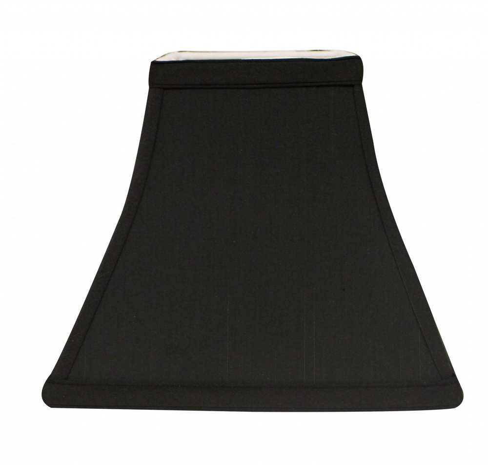 Black And White Shantung Silk Square Lamp Shade HomeRoots
