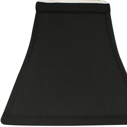 Black And White Shantung Silk Square Lamp Shade HomeRoots