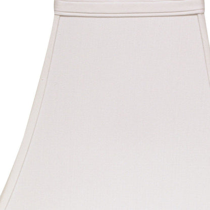 White No Slub Innsbruck Square Lamp Shade HomeRoots