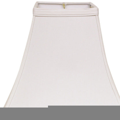 White No Slub Innsbruck Square Lamp Shade HomeRoots