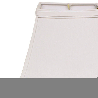 White No Slub Innsbruck Square Lamp Shade HomeRoots