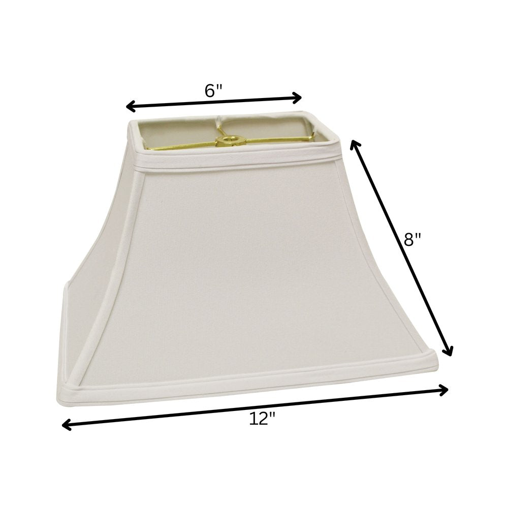 White No Slub Innsbruck Bell Lamp Shade HomeRoots