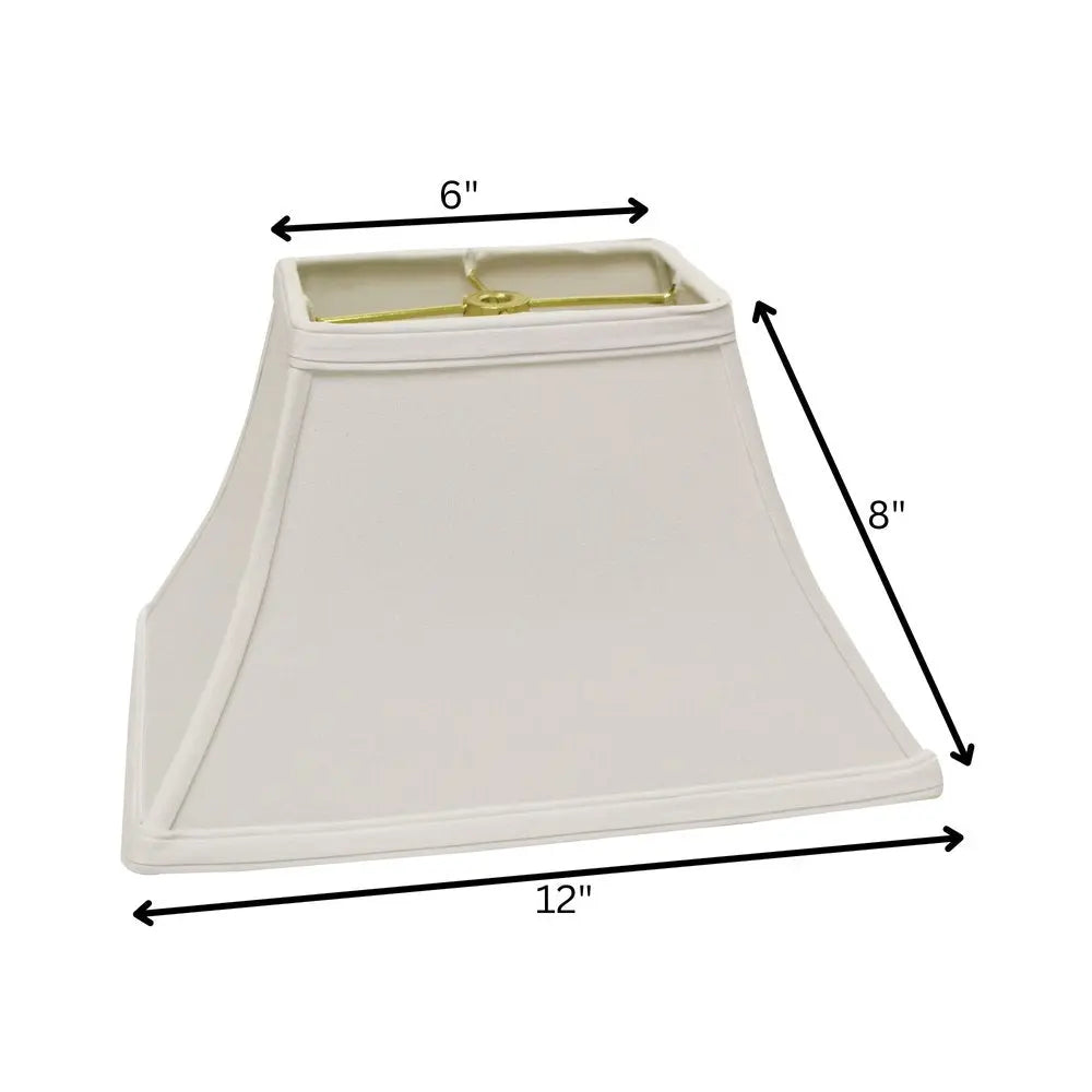 White No Slub Innsbruck Bell Lamp Shade HomeRoots