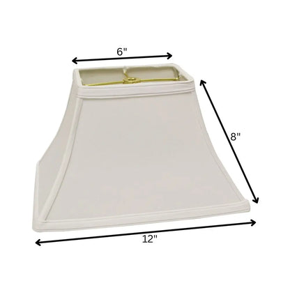 White No Slub Innsbruck Bell Lamp Shade HomeRoots