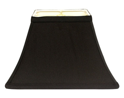 Black Shantung Silk Bell Lamp Shade HomeRoots