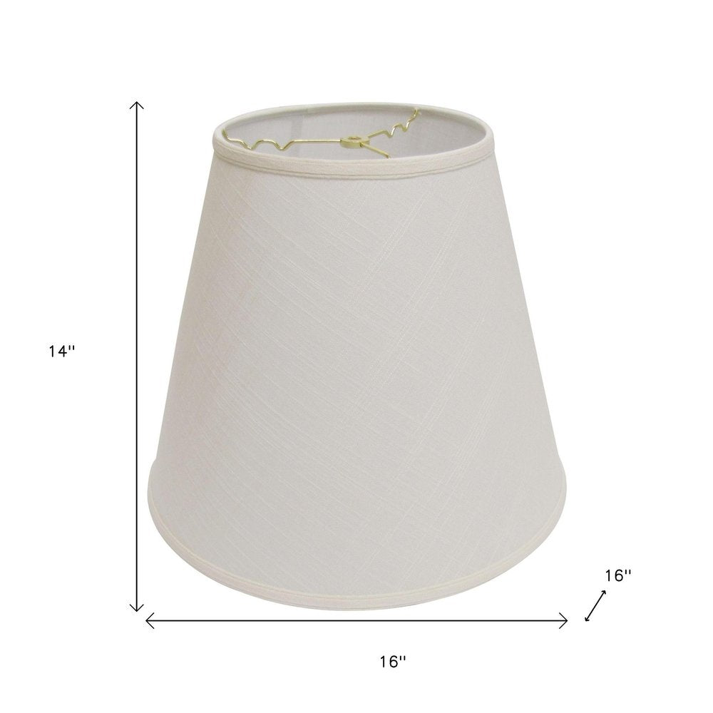 Off White Linen Empire Lamp Shade HomeRoots