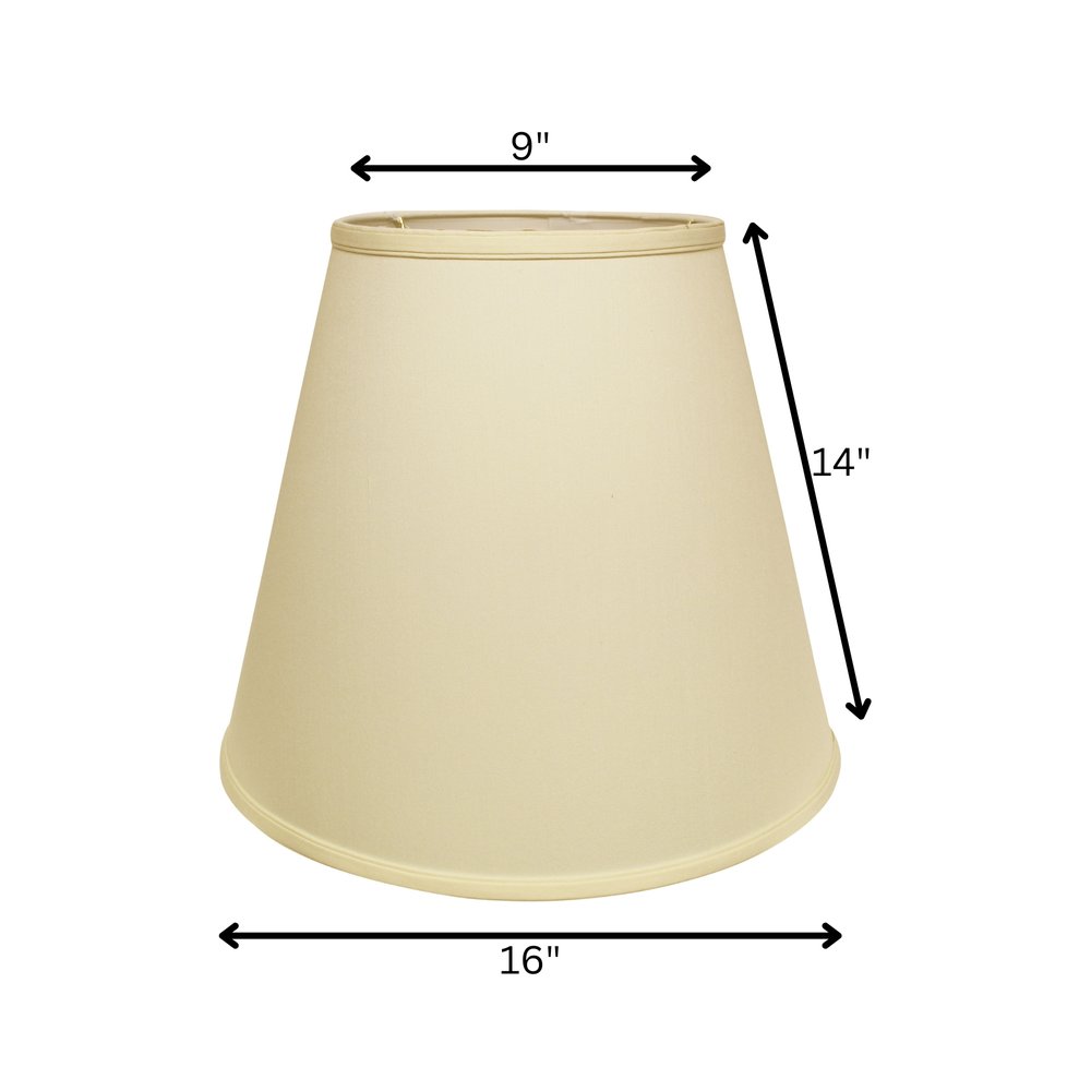 Ivory No Slub Innsbruck Empire Lamp Shade HomeRoots