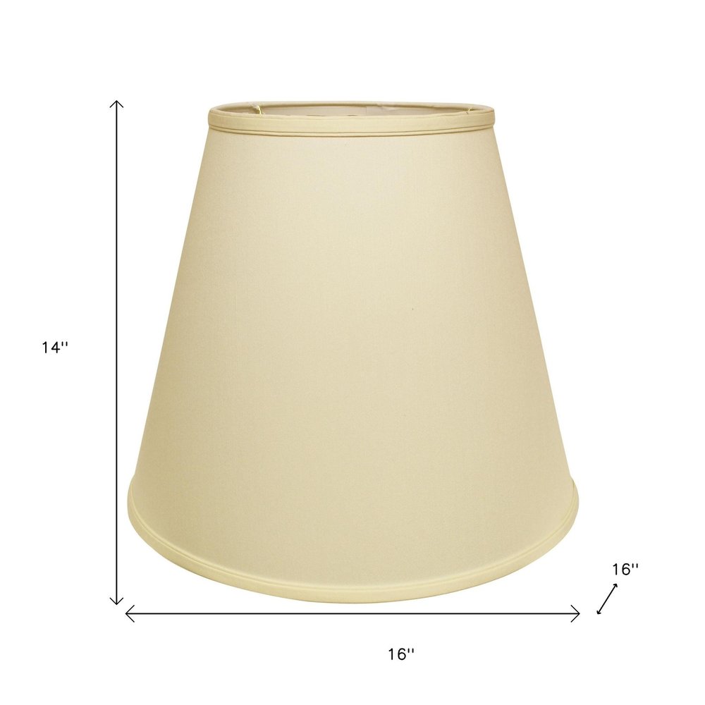 Ivory No Slub Innsbruck Empire Lamp Shade HomeRoots