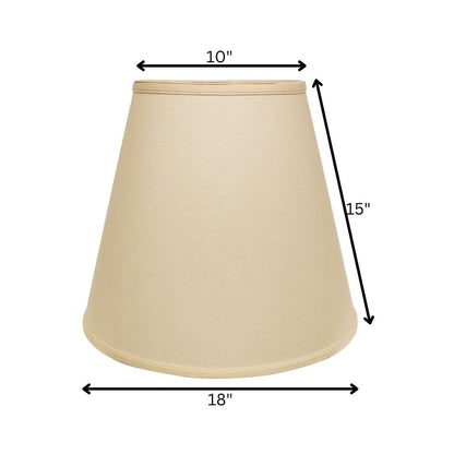 Beige Linen Empire Lamp Shade HomeRoots