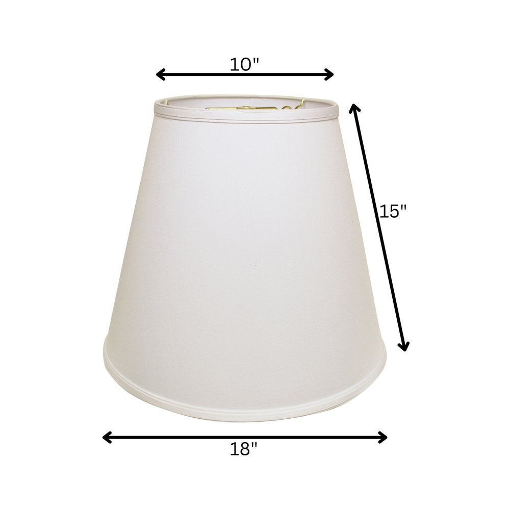 White No Slub Innsbruck Empire Lamp Shade HomeRoots