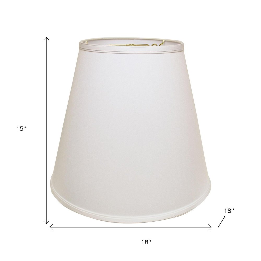 White No Slub Innsbruck Empire Lamp Shade HomeRoots