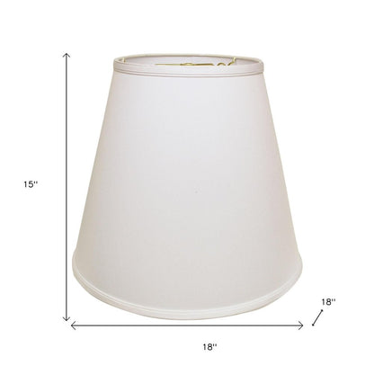 White No Slub Innsbruck Empire Lamp Shade HomeRoots